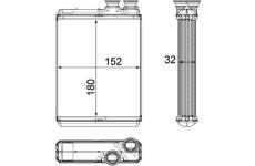 Výměník tepla, vnitřní vytápění MAHLE AH 190 000P