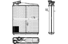 Výměník tepla, vnitřní vytápění MAHLE AH 192 000P