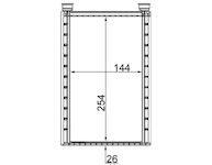 Výměník tepla, vnitřní vytápění MAHLE AH 224 000S
