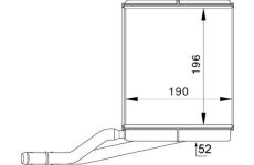 Výměník tepla, vnitřní vytápění MAHLE AH 228 000P
