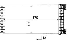 Výměník tepla, vnitřní vytápění MAHLE AH 50 000P