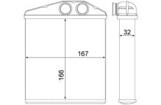 Výměník tepla, vnitřní vytápění MAHLE AH 6 000S