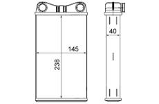 Výměník tepla, vnitřní vytápění MAHLE AH 7 000S