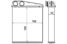 Výměník tepla, vnitřní vytápění MAHLE AH 8 000S