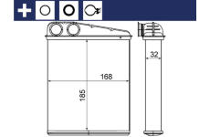 Výměník tepla, vnitřní vytápění MAHLE AH 8 000S