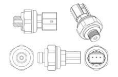 Tlakový vypínač, klimatizace MAHLE ASE 10 000P