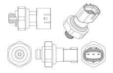 Tlakový vypínač, klimatizace MAHLE ASE 9 000P