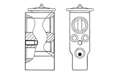 Expanzní ventil, klimatizace MAHLE AVE 25 000S