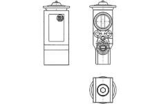 Expanzní ventil, klimatizace MAHLE AVE 61 000P