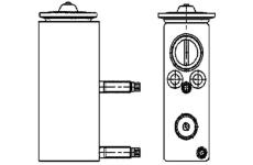 Expanzní ventil, klimatizace MAHLE AVE 70 000P