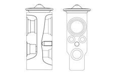 Expanzní ventil, klimatizace MAHLE ORIGINAL AVE 7 000S