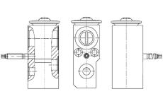 Expanzný ventil klimatizácie MAHLE AVE 82 000P