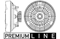Spojka, větrák chladiče MAHLE CFC 208 000P