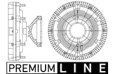 Spojka, větrák chladiče MAHLE ORIGINAL CFC 210 000P