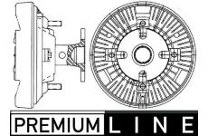 Spojka, větrák chladiče MAHLE CFC 231 000P