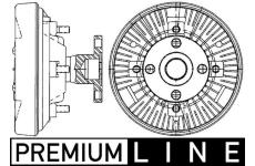 Spojka, větrák chladiče MAHLE CFC 234 000P