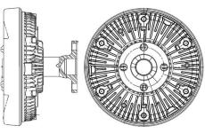 Spojka, větrák chladiče MAHLE CFC 235 000P