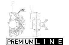 Spojka, větrák chladiče MAHLE CFC 254 000P