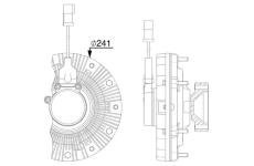 Spojka, větrák chladiče MAHLE CFC 257 000P