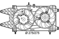 Ventilátor chladenia motora MAHLE CFF 140 000P