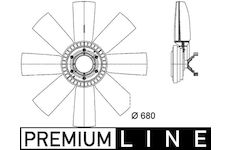 Větrák, chlazení motoru MAHLE CFF 438 000P