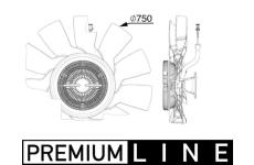 Větrák, chlazení motoru MAHLE CFF 515 000P