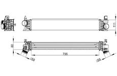 Chladič turba MAHLE CI 148 000P