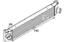 Chladič turba MAHLE CI 158 000P