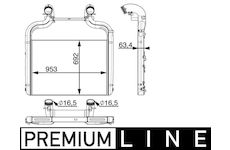 chladič turba MAHLE ORIGINAL CI 36 000P