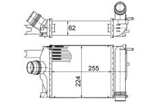 chladič turba MAHLE ORIGINAL CI 497 000S