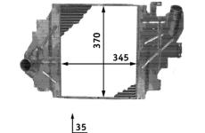 Chladič plniaceho vzduchu MAHLE CI 65 000P