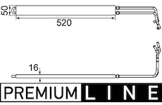 Chladič oleja riadenia MAHLE CLC 103 000P