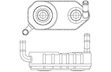 Chladič oleja automatickej prevodovky MAHLE CLC 177 000S