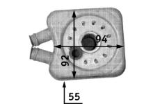 Olejový chladič, motorový olej MAHLE ORIGINAL CLC 45 000S