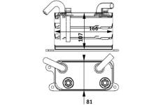 Chladič oleje, automatická převodovka MAHLE CLC 62 000P