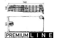 Vyrovnávací nádoba, chladicí kapalina MAHLE CRT 41 000P