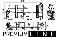 nádrž expanzní MAHLE BEHR MERCEDES, SOLARIS