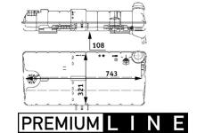Vyrovnávací nádoba, chladicí kapalina MAHLE ORIGINAL CRT 47 000P