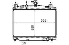 Chladič, chlazení motoru MAHLE CR 1071 000S