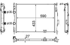 Chladič motora MAHLE CR 1074 000S