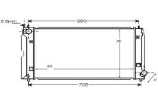 Chladič motora MAHLE CR 1079 000S