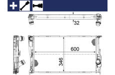 Chladič, chlazení motoru MAHLE CR 1083 000S