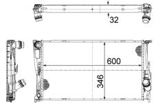 Chladič, chlazení motoru MAHLE CR 1085 000S