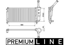 Chladič, chlazení motoru MAHLE CR 1104 000P