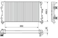 Chladič, chlazení motoru MAHLE CR 1110 000P