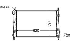 Chladič motora MAHLE CR 1137 000S