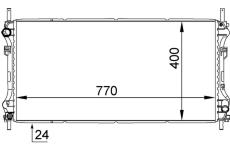 Chladič, chlazení motoru MAHLE CR 1143 000S