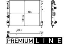 Chladič motora MAHLE CR 1145 000P