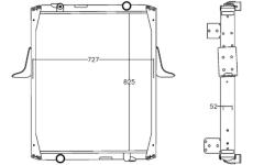 Chladič, chlazení motoru MAHLE CR 1221 000P