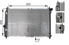 Chladič, chlazení motoru MAHLE ORIGINAL CR 131 000S
